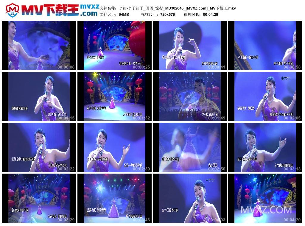 李红-李子红了_国语_流行_MD302846